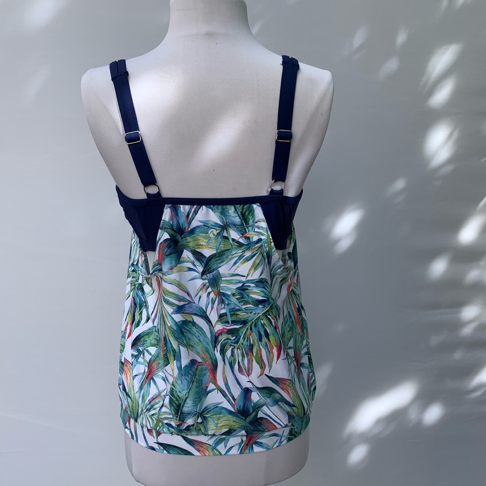 NEXT Double Up Swimsuit Tankini Top Size 32D - Picture 2 of 7